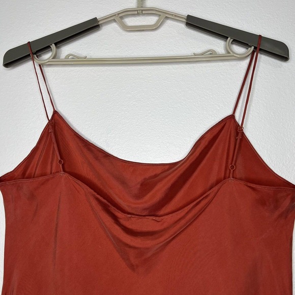 J. Crew Wildfire Red Gwen Sleeveless Cupro Slip Dress Plus Size 18 NWT BI679 - Picture 11 of 13